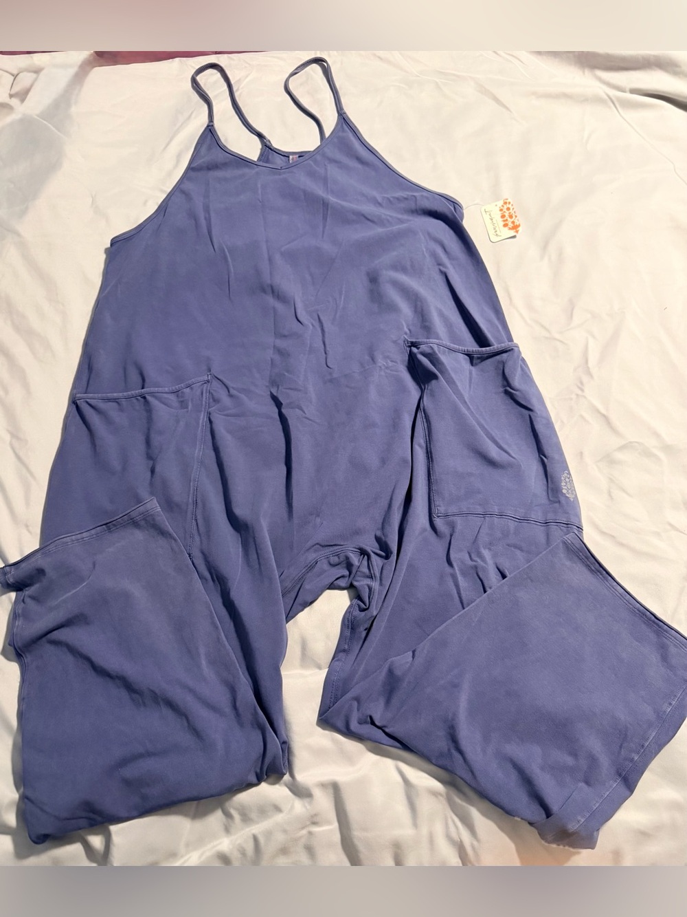 FP Movement by Free People Hot Shot Onesie Blue Indigo